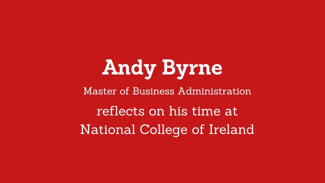 Andy Byrne, MBA Graduate